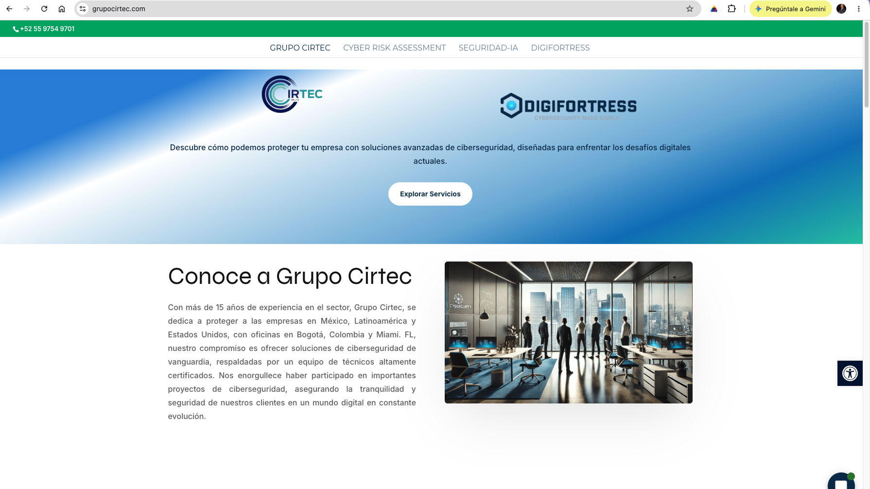 Antes - Sitio Anterior